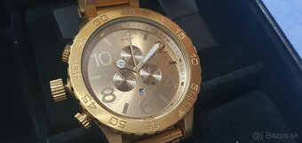 Nixon Zlaté hodinky aj strieborne veľká nad 5cm priemer - 6