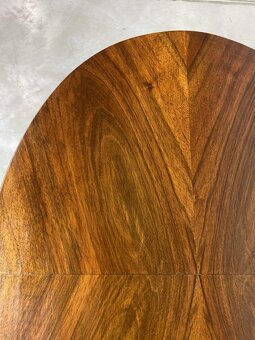 Oválny solitérový stolík v štýle Biedermeier 19 storočie - 6