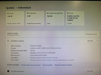 Herný počítač i5-4590/16GB RAM/RX 580 8GB - 6