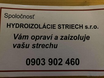 Hydroizolácia - Izolácie striech - 6