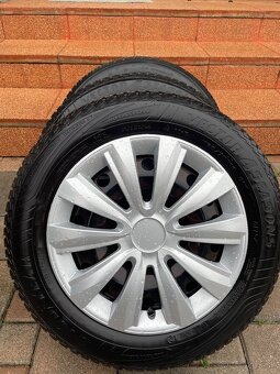 Predám sadu 165/70R14+ocel.disk UP,Citigo,Mii - 6