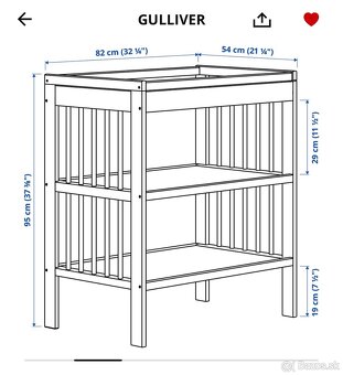 Prebaľovací pult Gulliver - 6