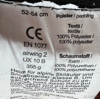 UVEX lyžiarska prilba 52-54cm - 6