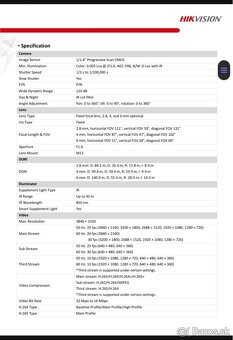 Hikvision 4K IP kamera DS-2CD2086G2 black - 6