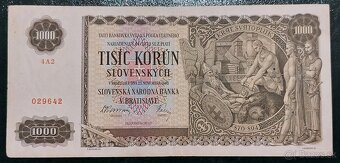 Bankovky II. Slovenský štát od roku 1940 do 1945 - 6