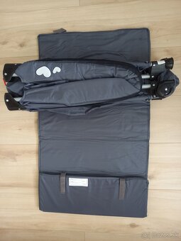 Cestovná postieľka BOMIMI Mondo Giraffe & Bear anthracite - 6