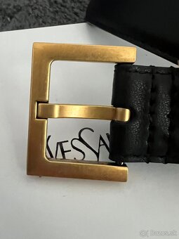 Čierny Yves Saint Lauren dámsky opasok 80cm - 6
