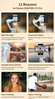 Trojosový stabilizátor L7C Pro + AI Tracking - 6