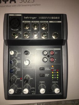 mixážny pult behringer xenyx 502S - 6