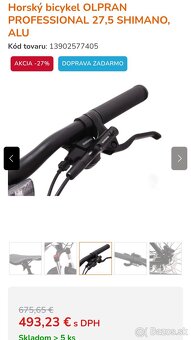 Horský bicykel OLPRAN PROFESSIONAL 27,5 SHIMANO, ALU - 6