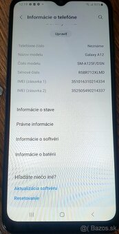 Samsung Galaxy A12 64GB pekný stav SUPER CENA - 6
