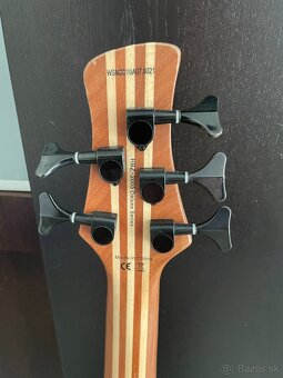 5 strunová bezpražcová basgitara Harley Benton HBZ-2005 - 6