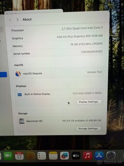 MacBook pro 13” i7 512gb cierny - 6