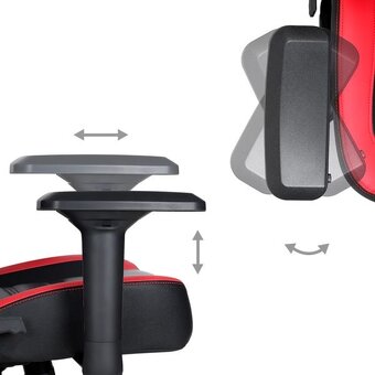 🎮 Nová herná stolička MARVO CH-118 (čierno/červená) - 6