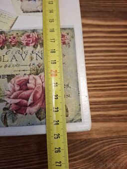 Drevená ozdobná krabička - 6