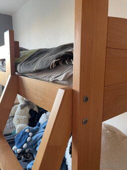 Poschodová posteľ z masívu - 6