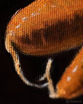 Zátišie koš so zeleninou - tradičná olejomaľba - 6