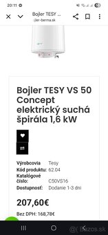 Elektrický bojler Concept 50 VS - 6