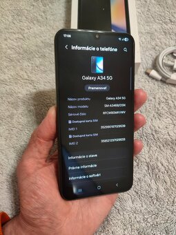 Samsung Galaxy A34 128GB,6GB RAM - 6