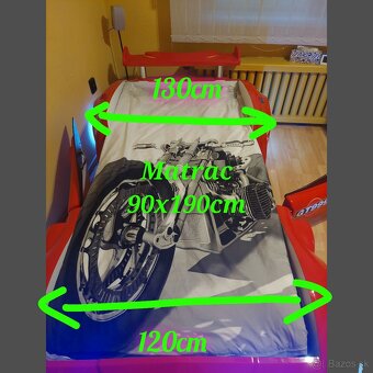 Posteľ + skriňa + písací stôl - 6