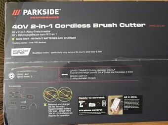 PARKSIDE PERFORMANCE®Aku krovinorez 2 v 1 40V PPFSA 40-Li B3 - 6