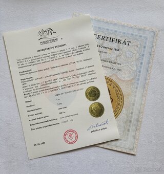 Spolková ½ koruna 2023/1859 a 1 koruna 2024/1859, novorazby - 6