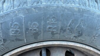 Zimné pneu 185/65 R15 na plechových diskoch 4x108 - 6