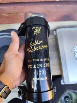 Autorádio, Subwoofer pasívny, zosilovač, kapacitor - 6