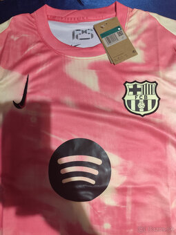 Dres Fc Barcelona Ružový Unikát Batikovaný Nový s visačkami - 6