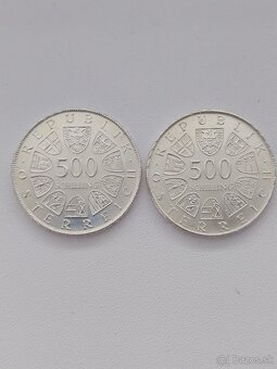 Strieborne mince Rakúska a Kanady - 6