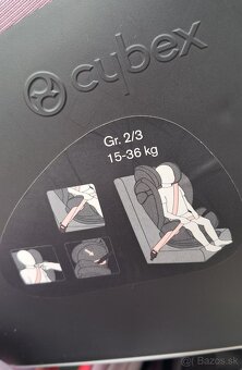 Autosedacka Cybex Solution M-fix Gold Line 15-36kg - 6