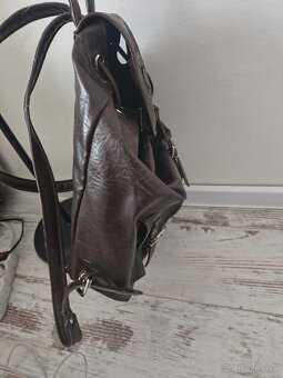 Kožený vintage batoh - 6