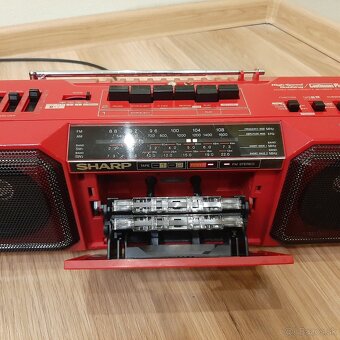 Radiomagnetofon+1-SHARP cerveny gratis. - 6
