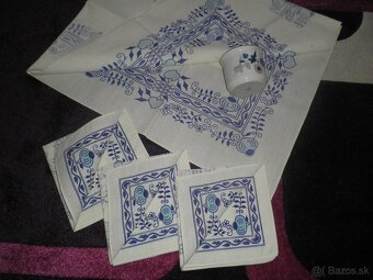 vyšívané a hačk obrusy  cibulak závesy zaclony - 6