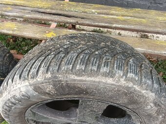 Elektróny Mercedes 5x112 na zimných pneumatikách 215/60R16 - 6