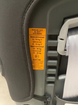 Britax-Romer Evolva 1-2-3 SL SICT 9-36 kg Cosmos Black - 6