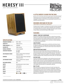 Klipsch Heresy III – ikonický reprosystém s dušou - 6