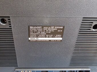 SHARP GF 9191 - Made In Japan (1976) - 6