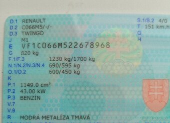 Twingo 1,2 - 6