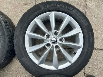 205/ 55 r16 letné pneu + disky - 6