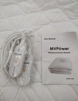 Elektrická XXL výhřevná pokrývka do postele (203×165 cm) - 6