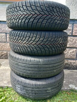 Predám originál VW 16" Al disky  s pneu 215/60 R16 - 6