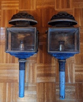 Starožitné párové lampáše - 6