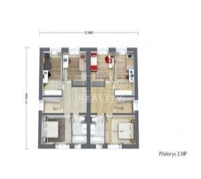 4 izb. nízkoenergetická novostavba, 112 m2, na pozemku... - 6