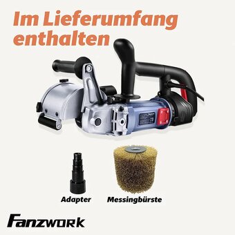 Nová 25 FANZWORK V2 1500 W Satinačná valcová brúska - 6