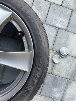 R17 Dezent TTX9 Elektrony + Zimné gumy Dunlop 205/50/R17 - 6