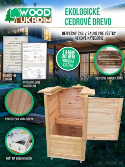 Domaca parna sauna mini mobilná sauna parna auverdic sauna - 6