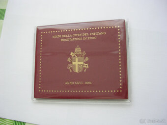 VATIKAN 2004 Tretia sada euromincí pápež Ján Pavol II. č.2 - 6