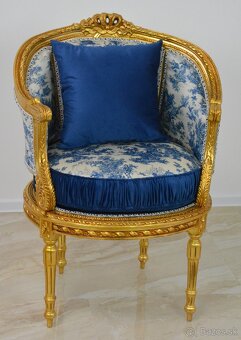 Zámecký salon - sedací souprava - 4 části - 6