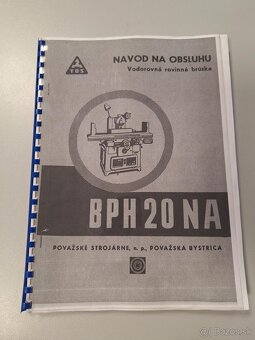 rovinná brúska BPH 20NA - 6